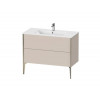Тумба под раковину, Duravit, XViu, шгв 1010*480*834, раковина-необходимо заказать, цвет-Taupe