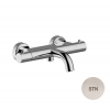 Смеситель для ванны и душа, Carimali, RIGOLETTO, цвет-Brushed Nickel