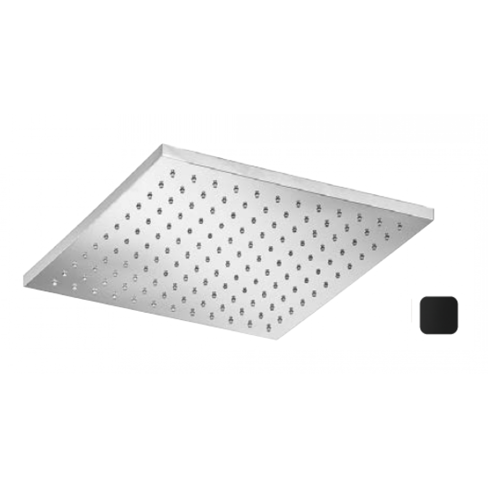 Верхний душ, Almar, Shower Heads with arm, 303*303, цвет-черный матовый (Товар заказной, возврату не подлежит)