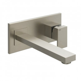 Смеситель для раковины, Gessi, Rettangolo, цвет-Finox Brushed Nickel