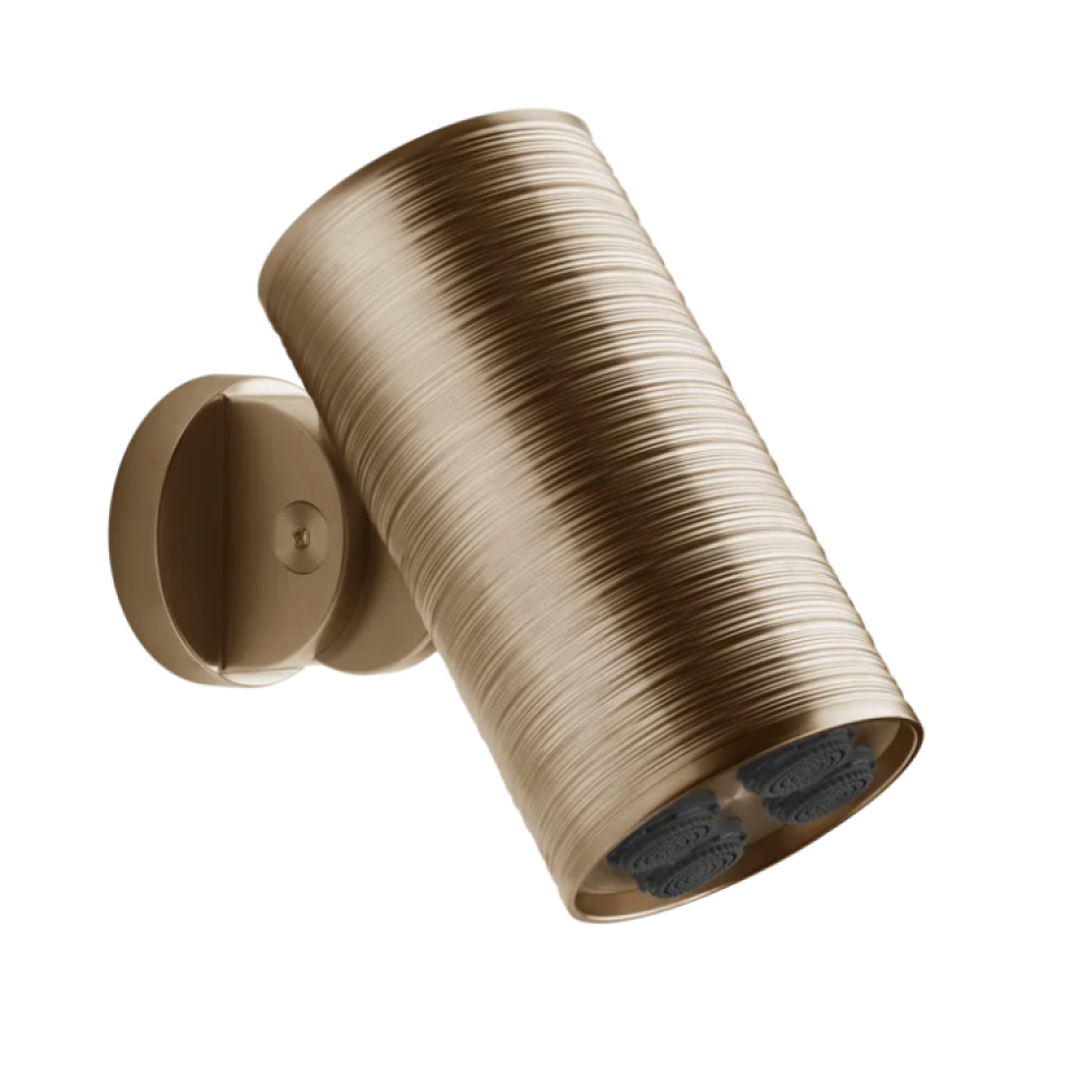 Верхний душ, Gessi, SPOTWATER, 79*79, цвет-Warm Bronze Brushed PVD