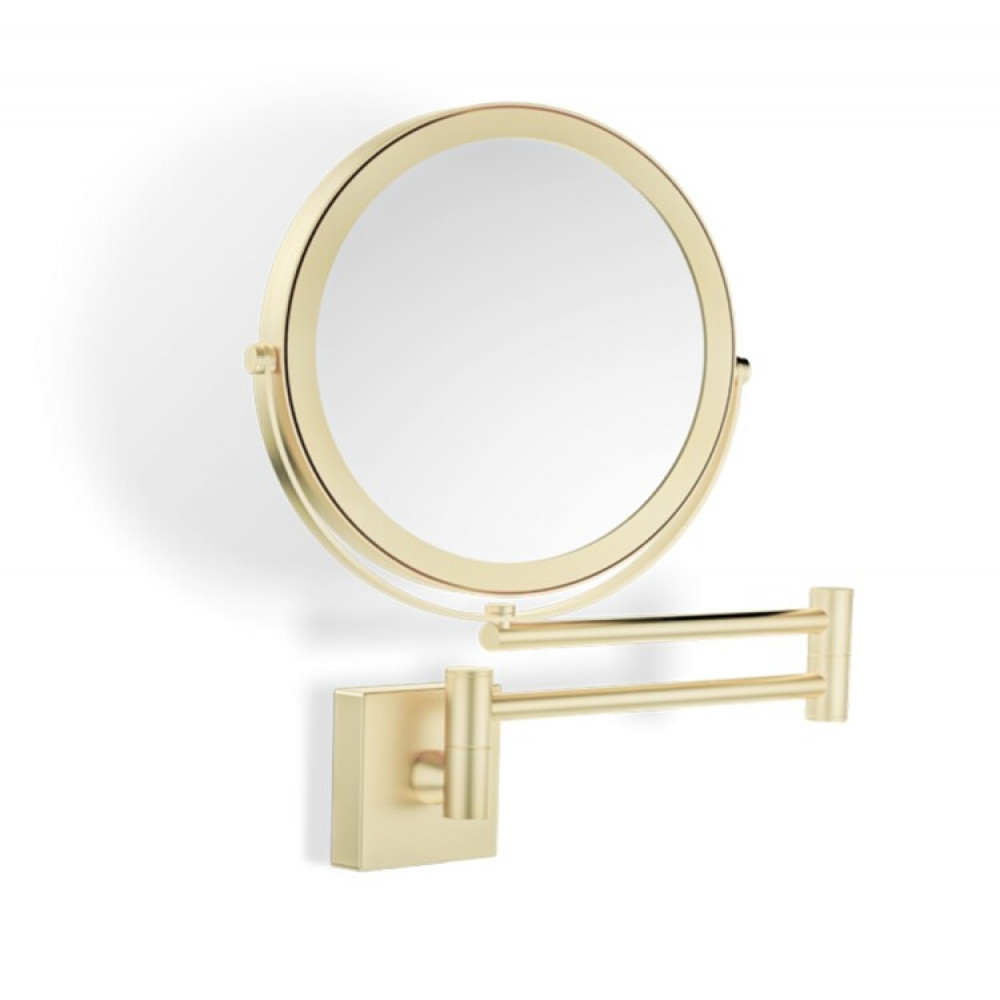 Косметическое зеркало, Decor Walther, SP 28/2/V, без подсветки, цвет-золото матовое