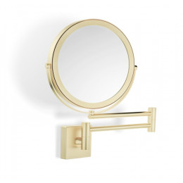 Косметическое зеркало, Decor Walther, SP 28/2/V, без подсветки, цвет-золото матовое