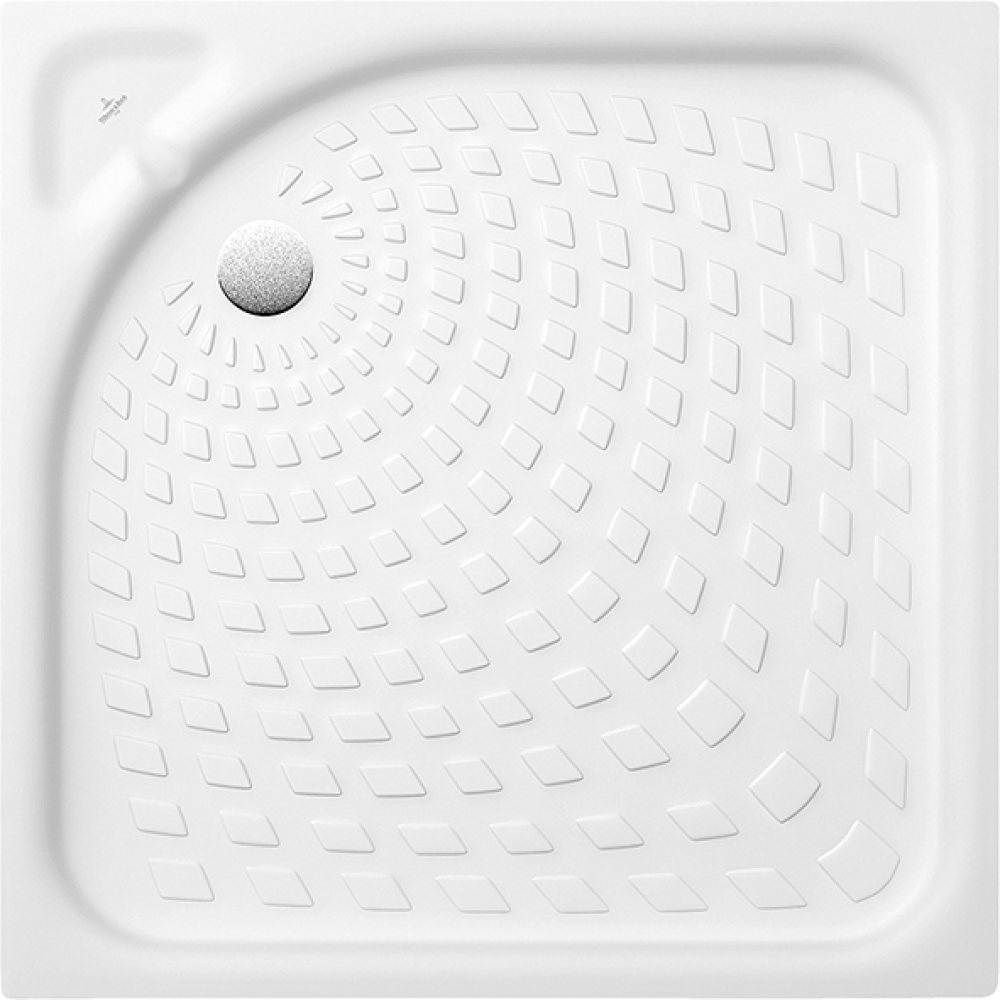 Душевой поддон, Villeroy&Boch, O.Novo, шгв 800*800*65, цвет-альпийский белый