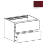 Тумба под раковину, ARBI, Code, правая, шгв 700*500*490, раковина-необходимо заказать, цвет-Rosso Casale velvet