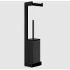 Бумагодержатель, Gessi, Rettangolo, шгв 155*95*600, цвет-Black Metal PVD