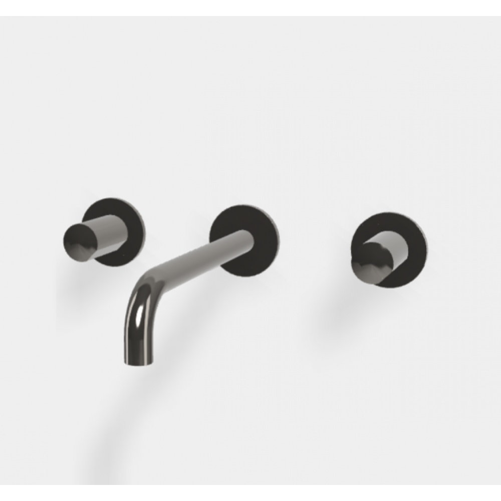 Смеситель для раковины, Fima Carlo Frattini, So, цвет-чёрный хром