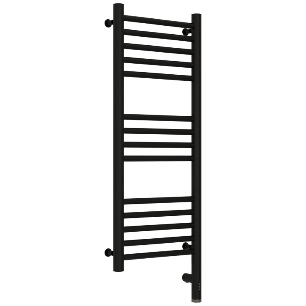 Полотенцесушитель, Сунержа, Богема 3.0, прямая, шгв 332*75*924, нижнее справа, МЭМ, цвет-чёрный матовый