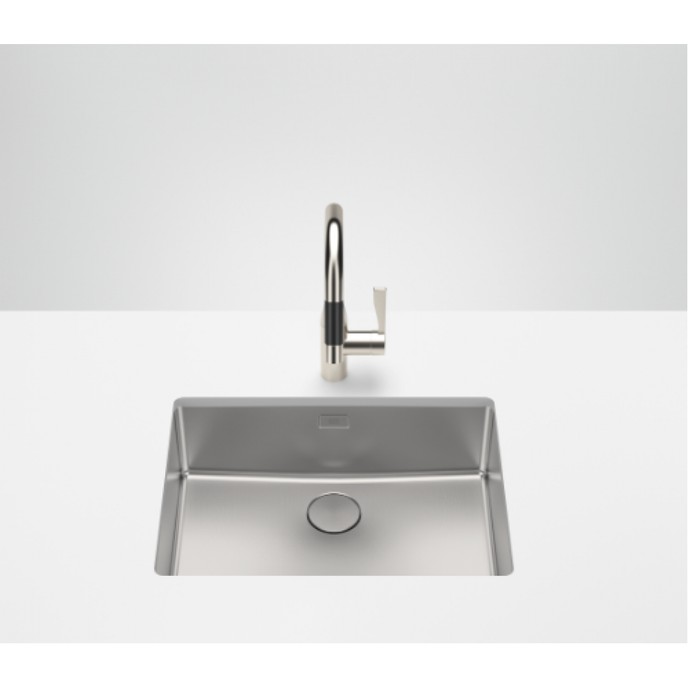 Мойка, Dornbracht, шгв 590*440*196, отверстия для смесителя-отсутствуют, цвет-сталь