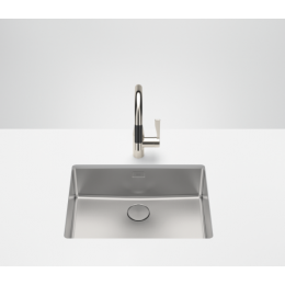 Мойка, Dornbracht, шгв 590*440*196, отверстия для смесителя-отсутствуют, цвет-сталь