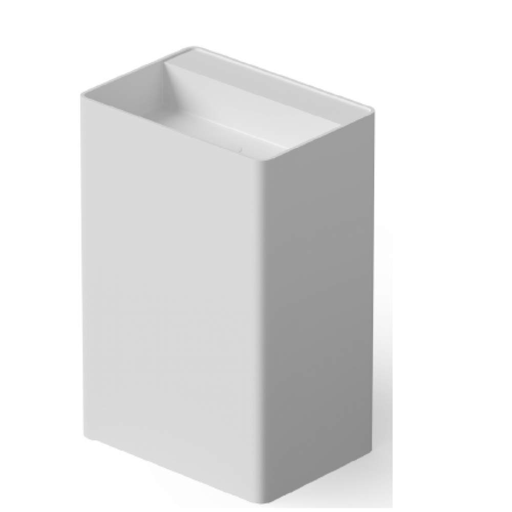 Раковина, DEA Design, Pedestal Basin, шгв 600*420*900, отверстия для смесителя-отсутствуют, цвет-белый матовый