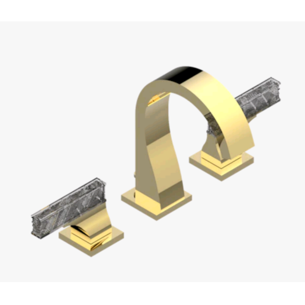 Смеситель для раковины, THG, Vegetal, для мрамора, цвет-золото светлое (Light Gold)