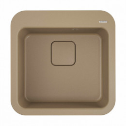 Мойка, OMOIKIRI, Tasogare, шгв 510*510*210, отверстия для смесителя-3 промаркированных, цвет-карамель