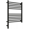 Полотенцесушитель, Сунержа, Богема 3.0, прямая, шгв 532*75*724, нижнее слева, МЭМ, цвет-чёрный матовый