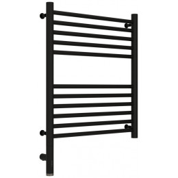 Полотенцесушитель, Сунержа, Богема 3.0, прямая, шгв 532*75*724, нижнее слева, МЭМ, цвет-чёрный матовый
