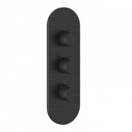 Смеситель для душа, Gessi, на 2 потребителя, цвет-Aged Bronze