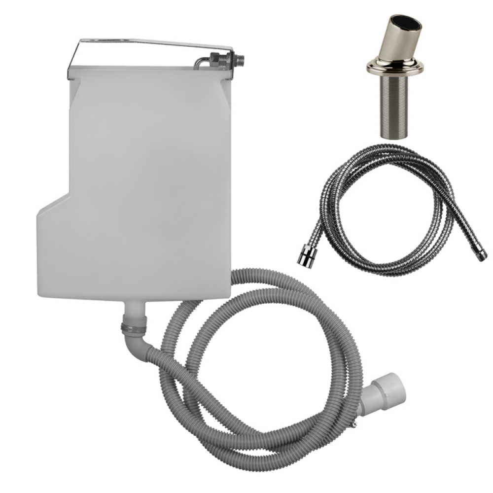 Система сбора воды, Gessi, VENTI20, цвет-Finox Brushed Nickel