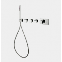 Смеситель для душа, Fima Carlo Frattini, Fimatherm, на 3 потребителя, цвет-хром