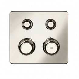 Смеситель для душа, Gessi, Hi-Fi Eclectic, на 2 потребителя, цвет-Nickel PVD