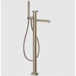 Смеситель для ванны и душа, Gessi, Anello, цвет-Finox Brushed Nickel