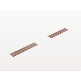 Дизайн-решетка, Gessi, Shower G Drains, боковая, 265+265, для артикула 67050 L=70cm, цвет-медь брашированная PVD (Copper Brushed PVD)