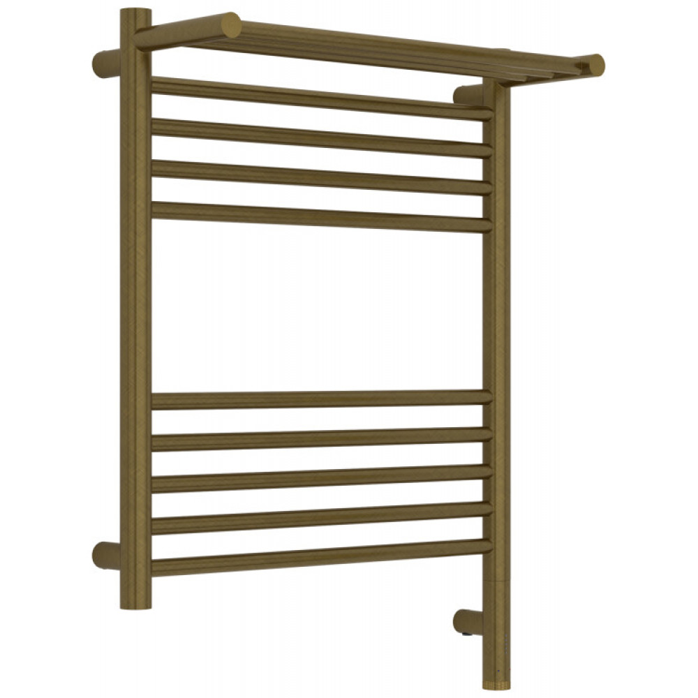 Полотенцесушитель, Сунержа, Богема 3.1, с 1 полкой, шгв 532*215*724, нижнее справа, МЭМ, цвет-бронза состаренная