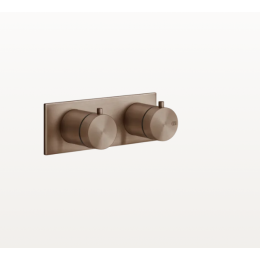 Смеситель для душа, Gessi, Shower316, цвет-Copper Brushed PVD