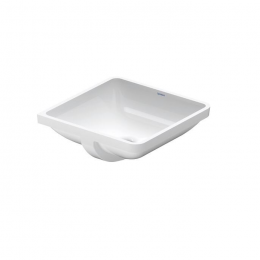 Раковина, Duravit, Starck 3, шгв 430*430*185, отверстия для смесителя-отсутствуют, WonderGliss, цвет-альпийский белый (белый Alpin)