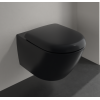 Унитаз, Villeroy&Boch, Antao, подвесной, шгв 370*560*355, CeramicPlus, цвет-Pure Black
