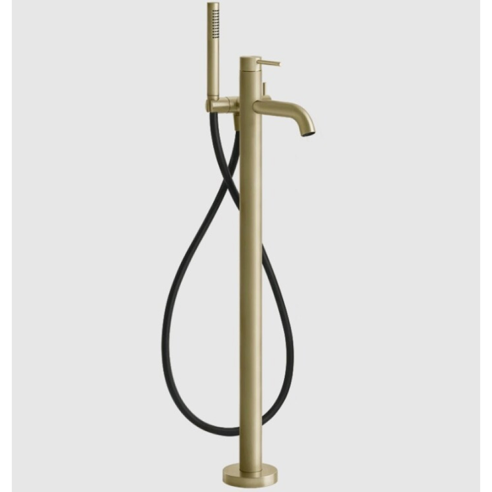 Смеситель для ванны и душа, Gessi, 316 Bath-Shower, цвет-Brushed Brass PVD