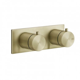 Смеситель для душа, Gessi, 316 Bath-Shower, на 3 потребителя, цвет-Brushed Brass PVD