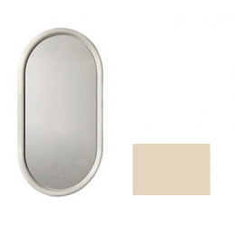 Зеркало, Artceram, Milano, овальное, шгв 550*55*1000, с подсветкой, цвет рамы-Sand matt