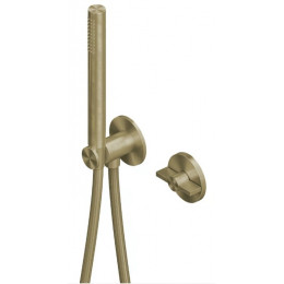 Смеситель для ванны и душа, Quadro design, Valvola01, цвет-золото светлое