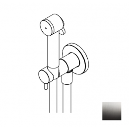 Гигиенический душ, Ritmonio, Brass, цвет-Brushed Chrome