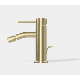 Смеситель для биде, Fima Carlo Frattini, Spillo Up, цвет-брашированный шампань