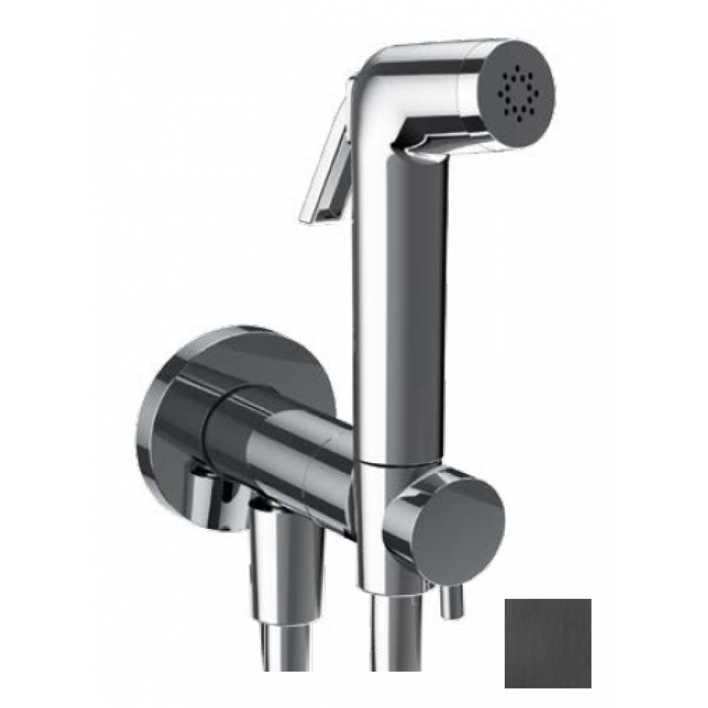 Гигиенический душ, Almar, Shut Off, цвет-Absolute Black Brushed PVD (Товар заказной, возврату не подлежит)