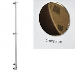 Полотенцесушитель, Margaroli, Arcobaleno, 616, шгв 55*125*1685.5, Box справа, цвет-Champagne PVD глянцевый