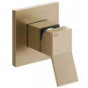 Смеситель для душа, Gessi, Rettangolo K, на 1 потребитель, цвет-Warm Bronze Brushed PVD