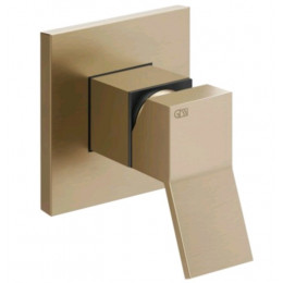 Смеситель для душа, Gessi, Rettangolo K, на 1 потребитель, цвет-Warm Bronze Brushed PVD