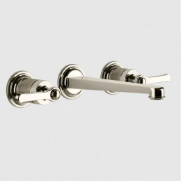 Смеситель для раковины, Gessi, VENTI20, цвет-Nickel PVD