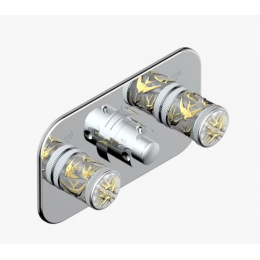 Смеситель для душа, THG, Hirondelles Gold stamped, цвет-хром