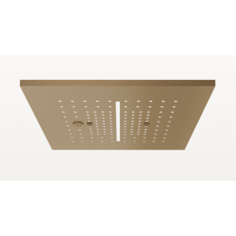 Верхний душ, Gessi, Minimali, 350*350, цвет-Brushed Brass PVD