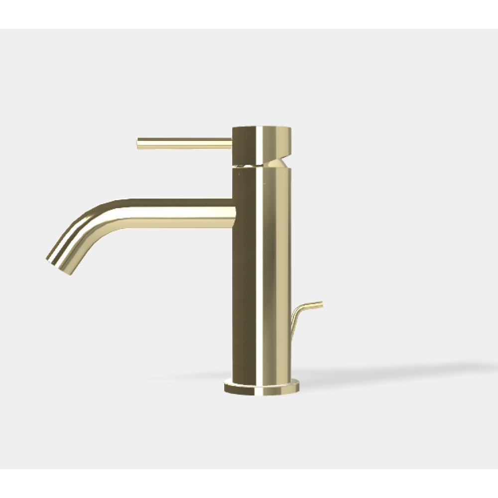 Смеситель для раковины, Fima Carlo Frattini, Spillo Up, цвет-шампань