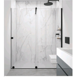 Дверь, Huppe, Xtensa, шв 1200*2000, правосторонняя, черный, цвет стекла-прозрачный