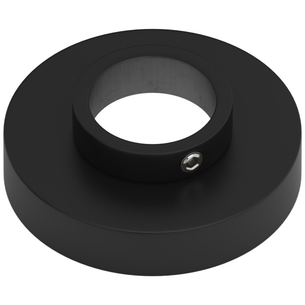 Отражатель, Сунержа, TUBE, материал-нержавеющая сталь, диаметр внутренний-1/2" (21.3 мм), цвет-черный матовый