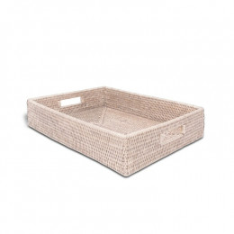 Поднос, Decor Walther, BASKET, шгв 450*340*100, цвет-ротанг светлый