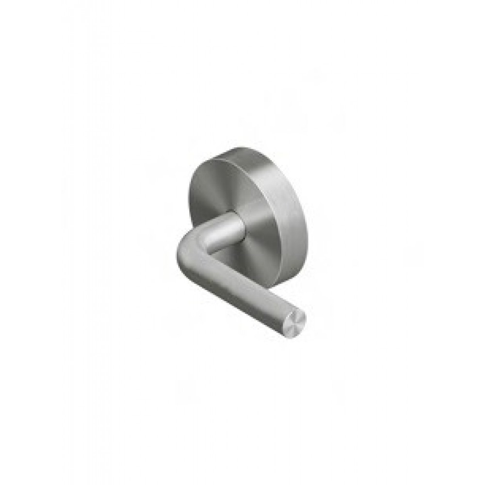 Смеситель для душа, Quadro design, Levo, на 1 потребитель, цвет-сталь брашированная