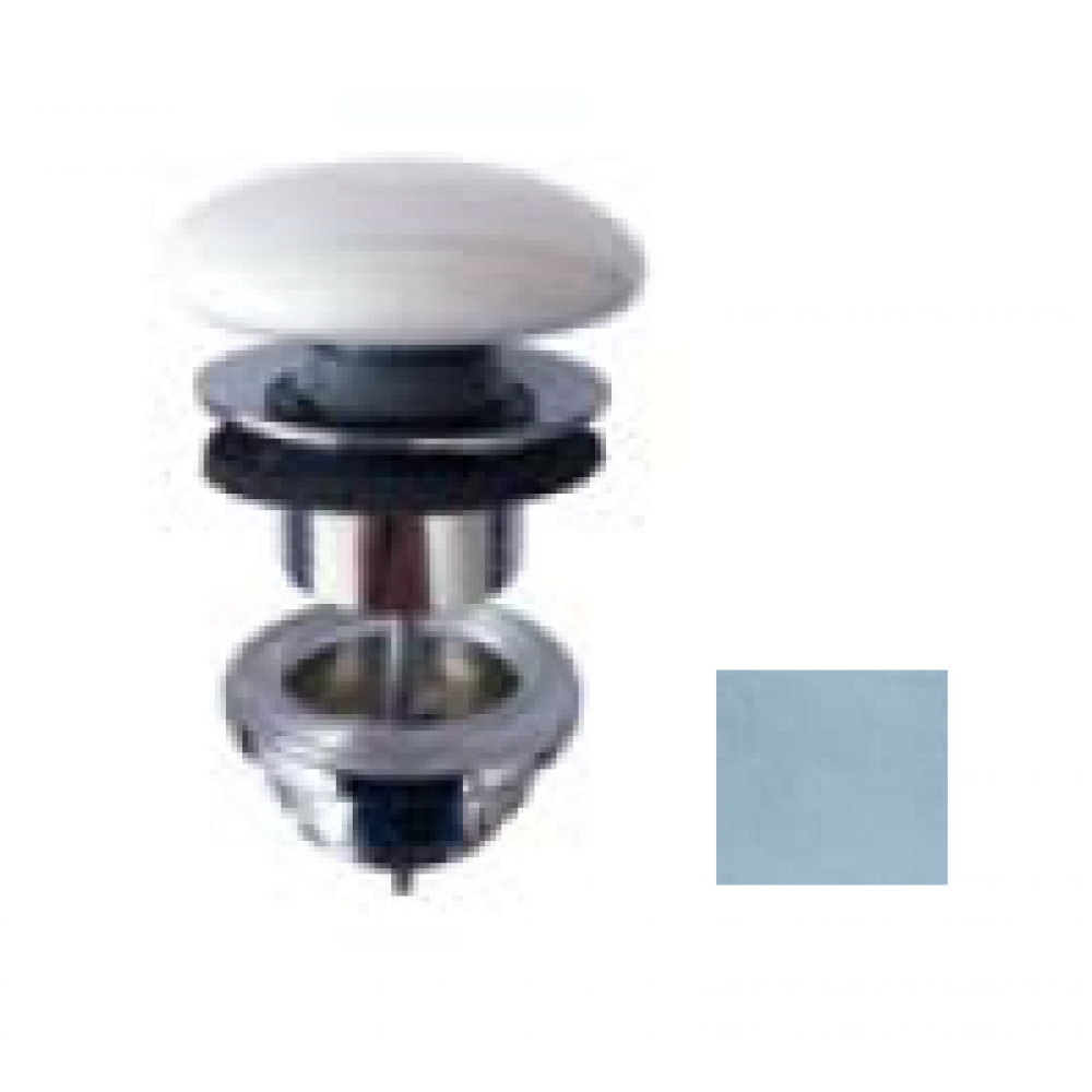 Донный клапан, Scarabeo, для раковин, 1 1/4", цвет-хром/Air matt