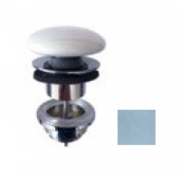 Донный клапан, Scarabeo, для раковин, 1 1/4", цвет-хром/Air matt