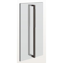 Ручка, Gessi, Shower outfit, двойная, 600 мм, цвет-Black Metal Brushed PVD